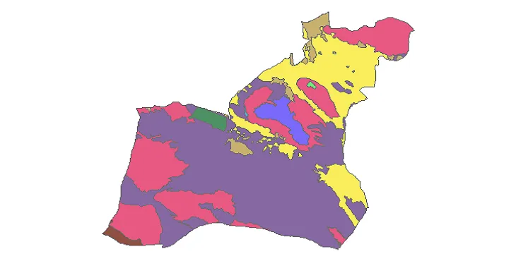 بروزترین نقشه شیپ فایل کاربری اراضی شهرستان ری + PDF