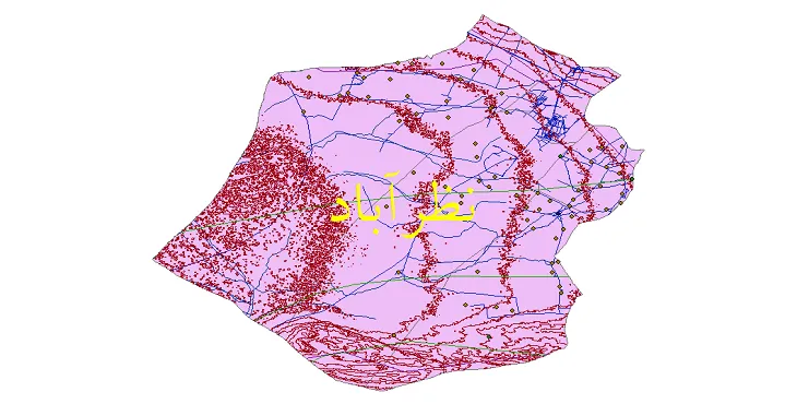 دانلود نقشه های شیپ فایل شهرستان نظرآباد + کاملترین لایه GIS