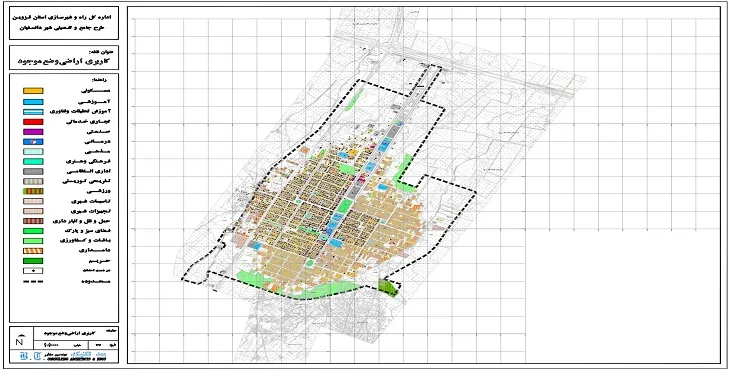 دانلود آلبوم نقشه های طرح جامع-تفصیلی شهر دانسفهان