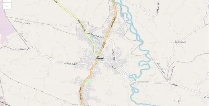 دانلود نقشه شهر سنگر + pdf با کیفیت بالا