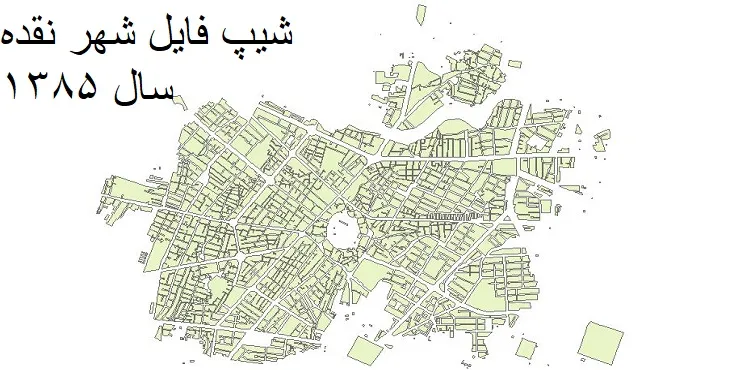 دانلود شیپ فایل بلوک آماری شهر نقده