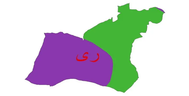 نقشه شیپ‌ فایل اقلیم‌شناسی شهرستان ری + 7 لایه اقلیمی