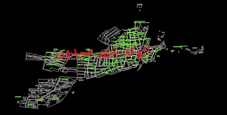 دانلود نقشه اتوکد شهر صیدون