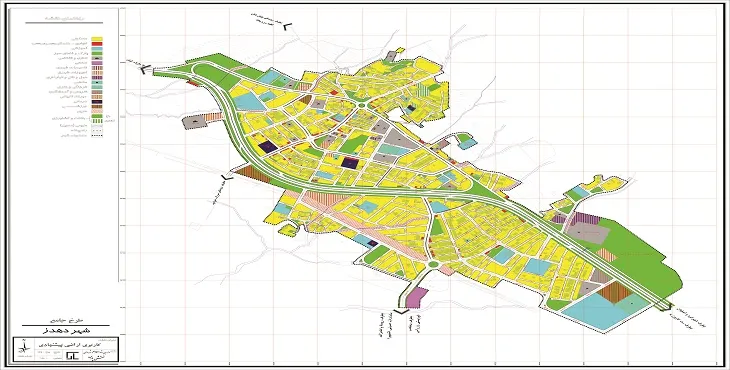دانلود طرح جامع شهر دهدز سال 90 + آلبوم نقشه ها