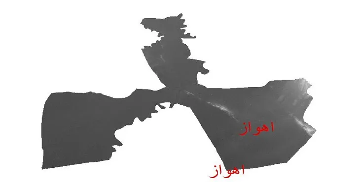 دانلود نقشه دم (DEM) شهرستان اهواز | دقت 30 متر