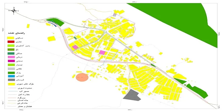 نقشه شیپ فایل (GIS) شهر دهدز 1404 + عکس با کیفیت
