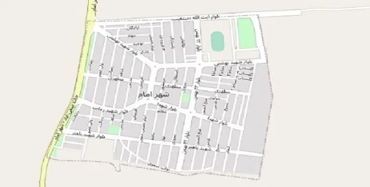 دانلود نقشه شهر امام + pdf با کیفیت بالا