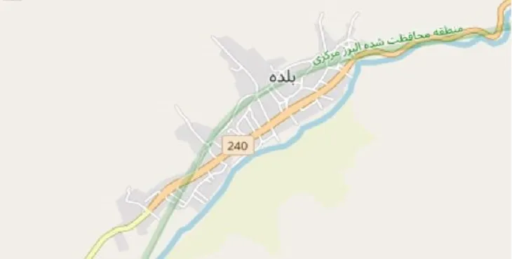 دانلود نقشه شهر بلده + pdf با کیفیت بالا