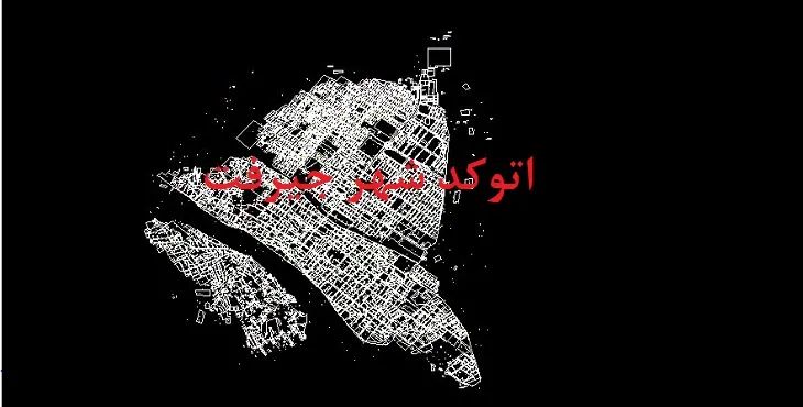 دانلود نقشه اتوکد شهر جیرفت