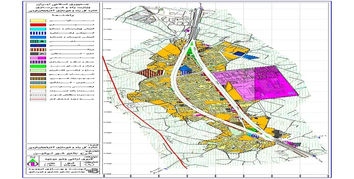 دانلود نقشه کاربری اراضی نوشین شهر | وضع موجود+پیشنهادی