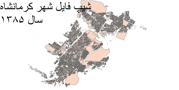 دانلود شیپ فایل بلوک آماری شهر کرمانشاه