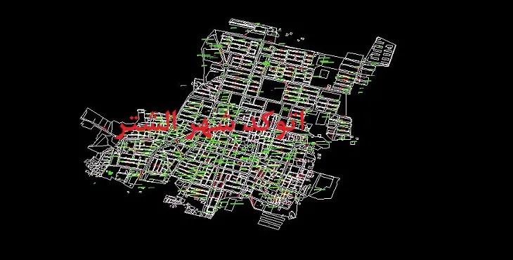 دانلود نقشه اتوکد شهر الشتر