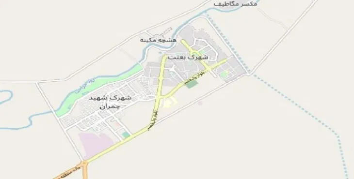 دانلود نقشه شهر چمران + pdf با کیفیت بالا