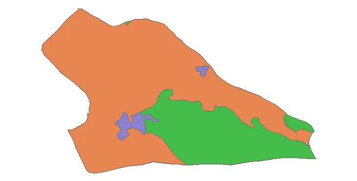 بروزترین نقشه شیپ فایل کاربری اراضی شهرستان پیشوا + PDF