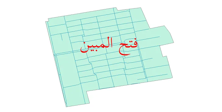 دانلود نقشه شیپ فایل شبکه معابر شهر فتح المبین