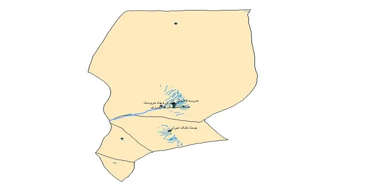دانلود نقشه های شیپ فایل شهرستان مروست + کاملترین لایه GIS