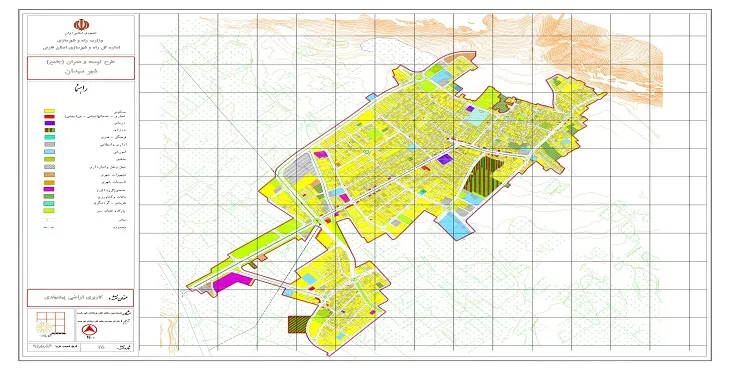 دانلود طرح جامع شهر سیدان سال 91 + آلبوم نقشه ها
