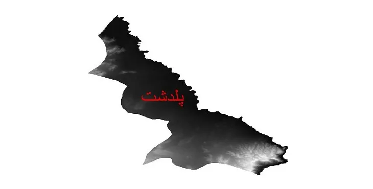 دانلود نقشه دم (DEM) شهرستان پلدشت | دقت 30 متر