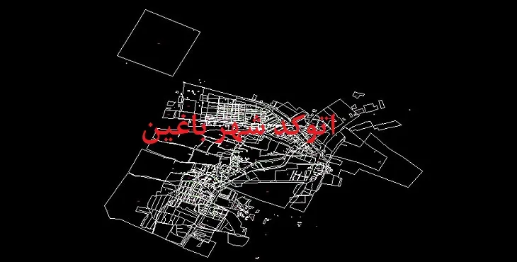 دانلود نقشه اتوکد شهر باغین