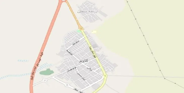 دانلود نقشه شهر کاریز + pdf با کیفیت بالا