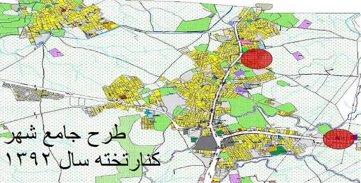 دانلود طرح جامع شهر کنارتخته سال 92