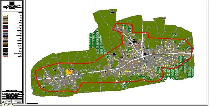 دانلود نقشه کاربری اراضی شهر شندآباد | وضع موجود+پیشنهادی