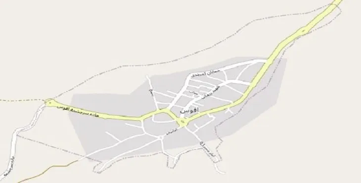 دانلود نقشه شهر افوس + pdf با کیفیت بالا