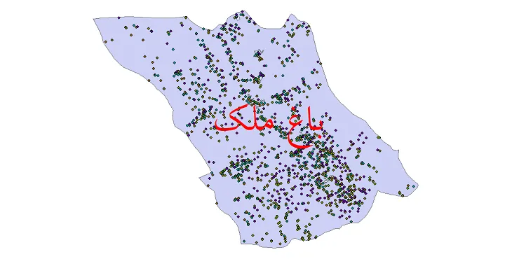 دانلود نقشه شیپ فایل جمعیت نقاط شهری و روستایی شهرستان باغملک از سال 1335 تا 1395