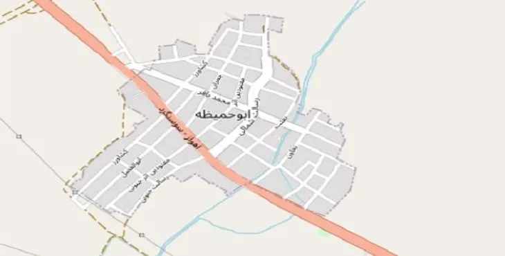 دانلود نقشه شهر ابوحمیظه + pdf با کیفیت بالا