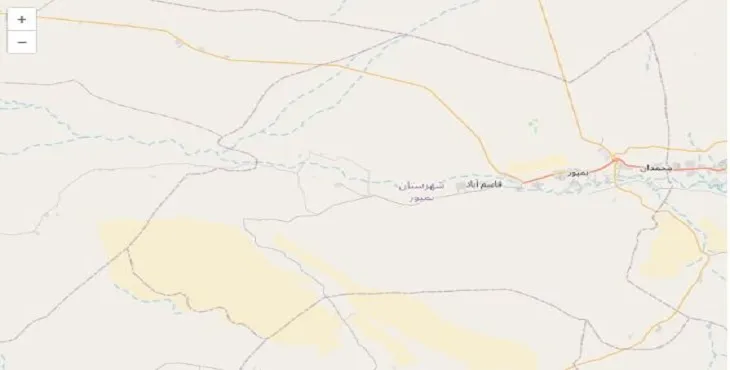 دانلود نقشه شهرستان بمپور + pdf با کیفیت بالا