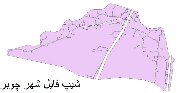 دانلود شیپ فایل بلوک آماری شهر چوبر