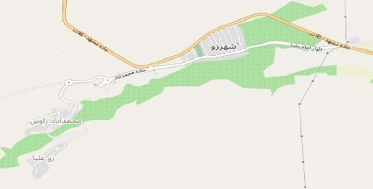 دانلود نقشه شهر شهرزو + pdf با کیفیت بالا