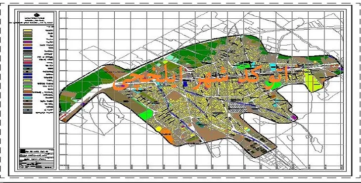 دانلود نقشه اتوکد (Autocad) شهر ایلخچی سال 90