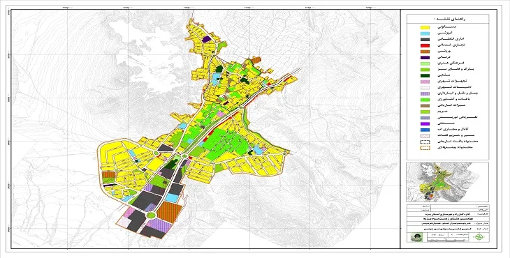 دانلود طرح جامع-تفصیلی شهر ندوشن سال 93+آلبوم نقشه ها