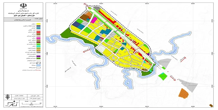 دانلود طرح جامع-تفصیلی شهر حمیل سال 95+ آلبوم نقشه ها
