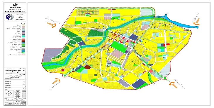 دانلود طرح جامع شهر سوسنگرد سال 91 + آلبوم نقشه ها