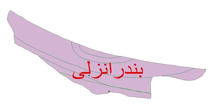 نقشه شیپ‌ فایل اقلیم‌شناسی شهرستان بندر انزلی + 7 لایه اقلیمی
