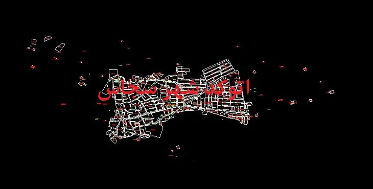 دانلود نقشه اتوکد شهر سجاس