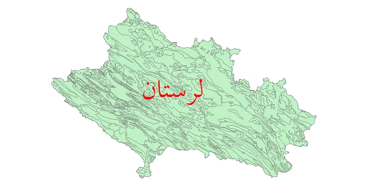 دانلود نقشه شیپ فایل (لایه GIS) زمین شناسی استان لرستان