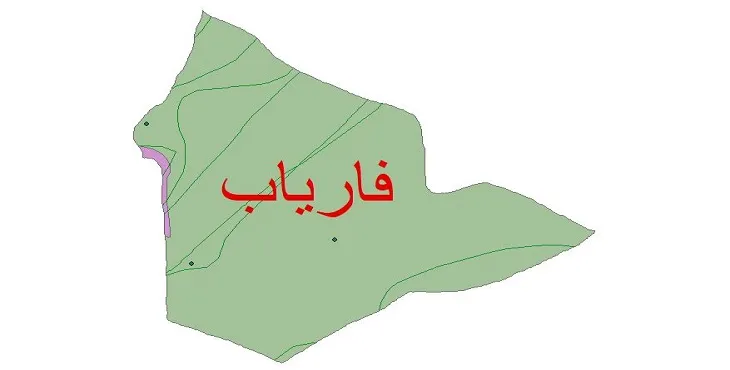 نقشه شیپ‌ فایل اقلیم‌شناسی شهرستان فاریاب + 7 لایه اقلیمی