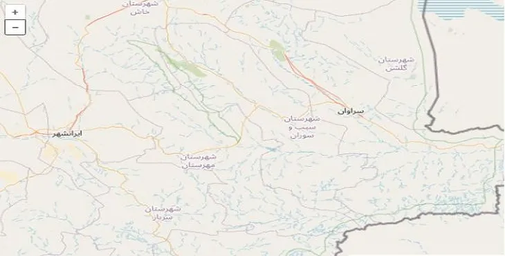 دانلود نقشه شهرستان سیب و سوران + pdf با کیفیت بالا